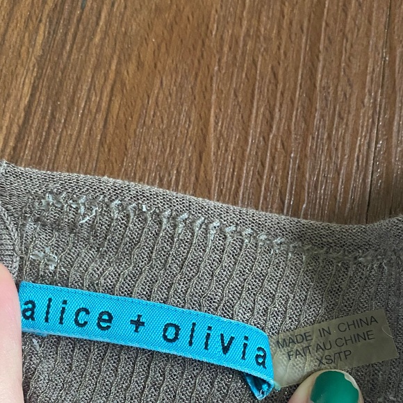 Gray silver sequin keyhole back backless top - Picture 9 of 10